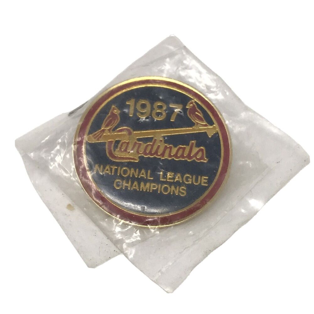 Cardinals National League Champions Pin 1987